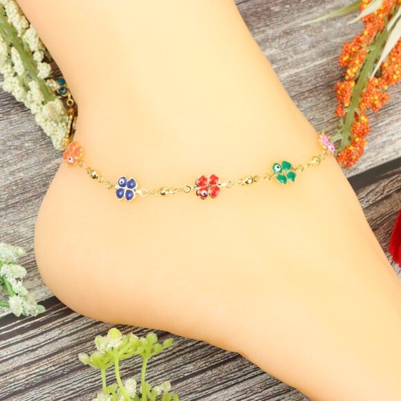 "Elegant Handmade Anklet – Delicate Jewelry for Women, MAR091583 - Picture 7 of 10